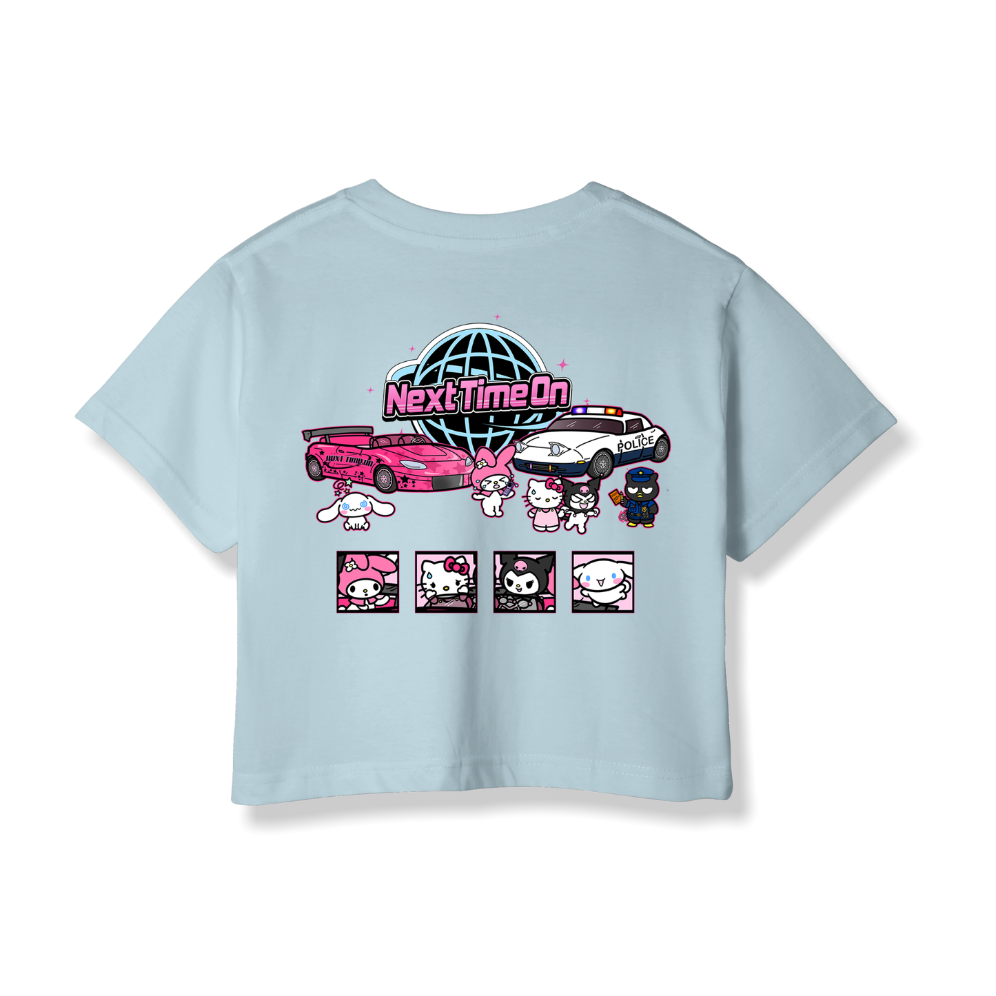 Hello Car Crop Top
