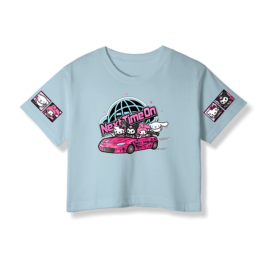 Hello Car Crop Top